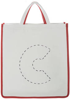 Кожаная сумка с одним отделом на магнитной кнопке C Bag Coccinelle