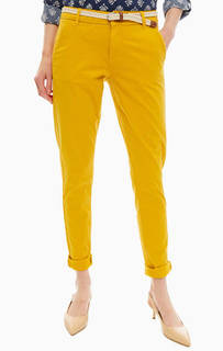 Хлопковые брюки чиносы с ремнем S.Oliver