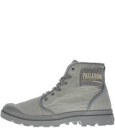 Серые текстильные ботинки с вкладной стелькой Palladium