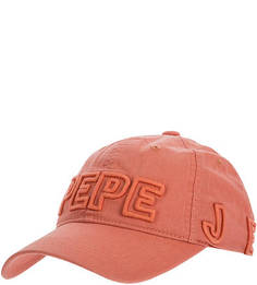 Бейсболка из хлопка с вышивкой Pepe Jeans