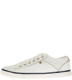 Текстильные летние кеды белого цвета Starry Lace Wrangler