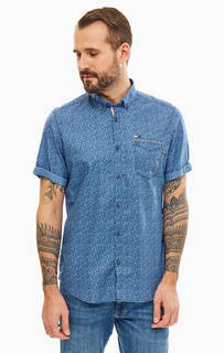 Хлопковая рубашка с короткими рукавами Lerros