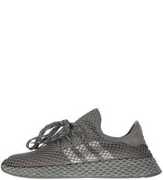 Серые текстильные кроссовки Deerupt Runner Adidas Originals
