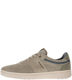 Серые замшевые кеды с перфорацией Micky City Wrangler