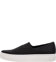 Текстильные черные слипоны Camille Vagabond