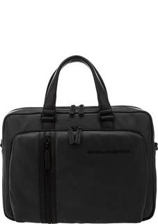 Кожаная сумка через плечо с короткими ручками Piquadro