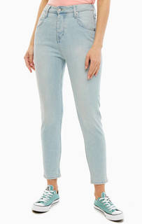 Зауженные синие джинсы с высокой талией Moms Mustang