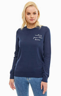 Хлопковый джемпер с вышивкой Mustang