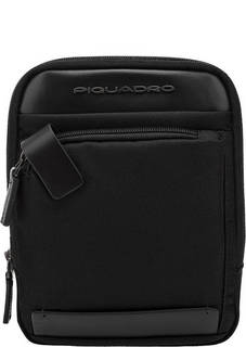Маленькая текстильная сумка через плечо Piquadro