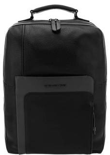 Рюкзак из натуральной кожи черного цвета Piquadro