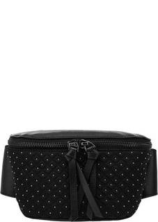 Текстильная поясная сумка с металлической отделкой Labbra