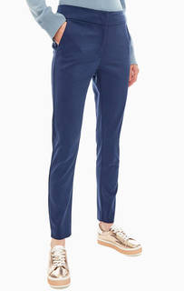 Укороченные синие брюки зауженного кроя Silvian Heach