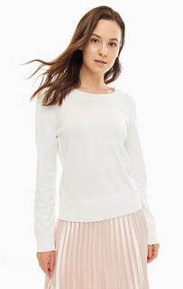 Белый джемпер с круглым вырезом Silvian Heach