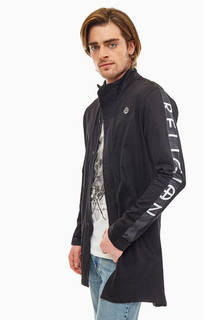 Черная хлопковая парка с нашивками Religion