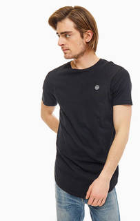 Черная хлопковая футболка с нашивками Religion