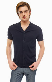 Синий кардиган с короткими рукавами Drykorn