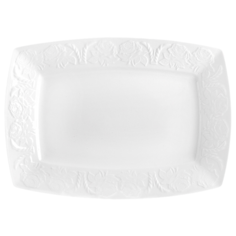 Коралл Блюдо прямоугольное Роза