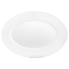 Коралл Блюдо овальное Жемчуг