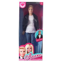 Кукла Карапуз Алекс в кожаной