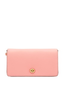 Розовый клатч-кроссбоди Dinky Coach