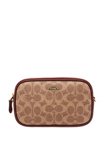 Овальный клатч с монограммами Coach