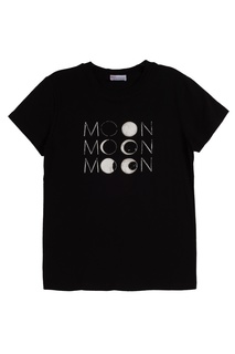 Черная футболка с принтом "Moon" RED Valentino