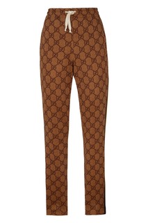 Джоггеры с лампасами и мотивом GG Gucci Man