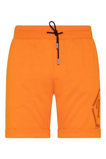 Оранжевые шорты с логотипом Philipp Plein