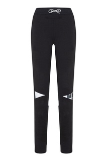 Черные брюки с белыми вставками Philipp Plein
