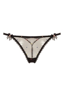 Трусики стринги Poppie черные Agent Provocateur