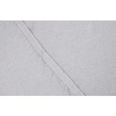 Простыня Ecotex на резинке трикотажная 160х200х20 серая (4670016956262)