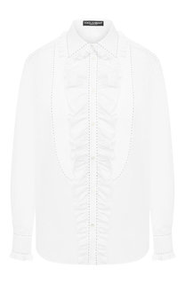 Хлопковая рубашка Dolce & Gabbana