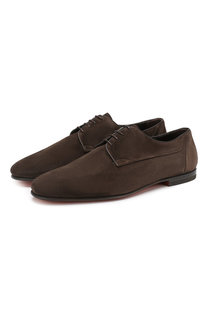 Замшевые дерби Santoni
