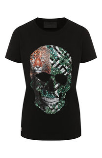 Хлопковая футболка Philipp Plein