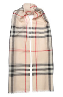Шарф из смеси шерсти и шелка Burberry