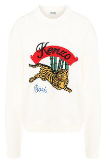 Шерстяной пуловер Kenzo