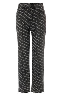 Джинсы с логотипом бренда Denim X Alexander Wang
