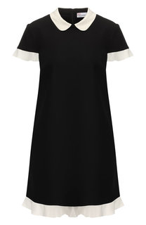 Мини-платье с оборкой REDVALENTINO