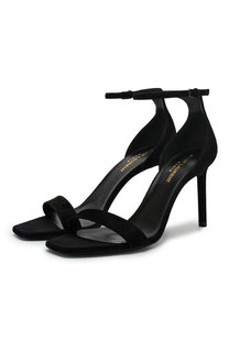 Замшевые босоножки Amber Saint Laurent