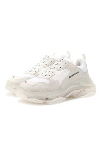 Комбинированные кроссовки Triple S Balenciaga