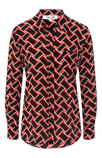 Шелковая блузка Diane Von Furstenberg