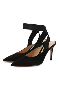 Замшевые туфли Delila 85 Gianvito Rossi