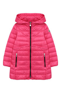 Стеганое пальто с капюшоном Moncler Enfant