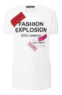 Хлопковая футболка Dolce & Gabbana