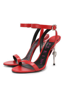 Кожаные босоножки Decollete Philipp Plein