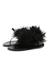 Кожаные сандалии Valentino Garavani Soul Feathers Valentino