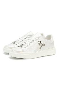 Кожаные кеды Philipp Plein
