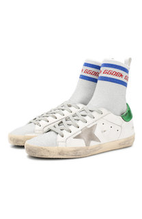 Комбинированные кеды SuperStar Golden Goose Deluxe Brand