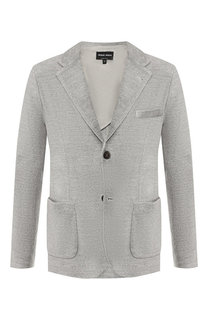 Хлопковый пиджак Giorgio Armani
