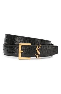 Кожаный ремень Saint Laurent